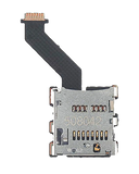Replacement MicroSD Sim Card Reader Holder With Flex Cable Compatible with HTC 10 / M10h / One M10