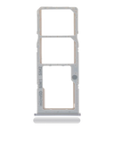 Replacement Dual Sim Card Tray Compatible with Samsung Galaxy A71 (A715 / 2020) (Prism Crush Silver)