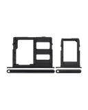 Replacement Sim Card Tray Compatible with Samsung Galaxy A6 (A600 / 2018) / A6 Plus (A605 / 2018) (Black)