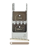 Replacement Sim Card Tray Compatible with Motorola Moto G5 Plus (XT1687 / 2017) (Gold)