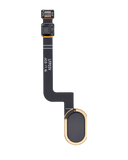 Replacement Home Button With Flex Cable Compatible with Motorola Moto G5 Plus (XT1687 / 2017) (Black)