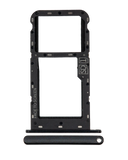 Replacement Single Sim Card Tray Compatible with Motorola Moto G7 Play (XT1952 / 2019) (Black) (US Version)