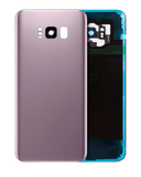 Replacement Back Cover Glass With Camera Lens Compatible with Samsung Galaxy S8 Plus (No Logo) (Aftermarket Plus) (Rose Pink)