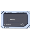 Replacement Metal Middle Frame Reballing Platform (IP-02) Compatible with Qianli iPhone 11 / 11 Pro / 11 Pro Max (Qianli)