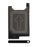 Replacement Sim Card Tray Compatible with Sony Xperia Z3 (D6603 / D6616 / D6633 / D6643 / D6653) (Black)