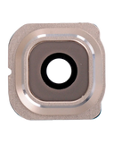 Replacement Back Camera Lens Compatible with Samsung Galaxy S6 Edge (Gold)