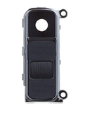 Replacement Back Camera Lens With Power & Volume Buttons Compatible with LG K10 (2016) (Black)
