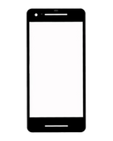 Replacement Front Glass Compatible with Google Pixel 2 (Black)