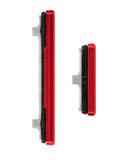 Replacement Hard Buttons (Power / Volume) Compatible with Samsung Galaxy S20 / S20 Plus (Cosmic Red)