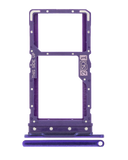 Replacement Dual Sim Card Tray Compatible with Motorola Moto G9 Power (XT2091 / 2020) (Electric Violet)