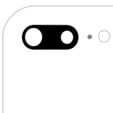 Replacement Back Camera Lens With Adhesive (Glass Only) Compatible with Apple iPhone 7 Plus / 8 Plus (10 Pack) (Aftermarket Plus)