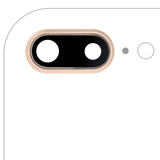 Replacement Back Camera Lens With Bracket & Bezel Compatible with Apple iPhone 8 Plus (Aftermarket Plus) (Gold) (10 Pack)