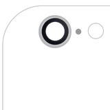 Replacement Back Camera Lens Compatible with Apple iPhone 6 / 6S (Silver) (10 Pack) (Real Sapphire l Premium)