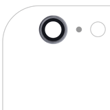Replacement Back Camera Lens Compatible with Apple iPhone 6 Plus / 6S Plus (Space Gray) (10 Pack) (Real Sapphire l Premium)