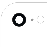 Replacement Back Camera Lens With Bracket & Bezel Compatible with Apple iPhone 7 (Aftermarket Plus) (10 Pack)