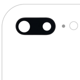 Replacement Back Camera Lens With Bracket & Bezel Compatible with Apple iPhone 7 Plus (Aftermarket Plus) (10 Pack)