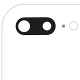 Replacement Back Camera Lens With Bracket & Bezel Compatible with Apple iPhone 7 Plus (10 Pack) (Real Sapphire l Premium)