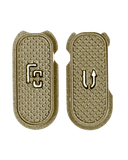 Replacement Hard Buttons (Menu / Return) Compatible with Samsung Galaxy S7 Active (Sandy Gold)