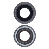 Replacement Back Camera Lens With Bracket & Bezel Compatible with Apple iPhone 8 / SE (2020) / SE (2022) (Space Gray) (10 Pack) (Real Sapphire l Premium)