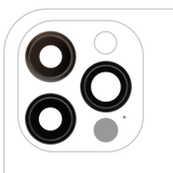 Replacement Back Camera Lens With Bracket &amp; Bezel Compatible with Apple iPhone 12 Pro (3 Piece Set) (Real Sapphire / Premium) (Graphite)