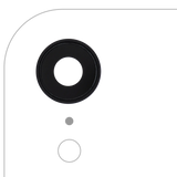 Replacement Back Camera Lens With Bracket & Bezel Compatible with Apple iPhone XR (Black) (10 Pack) (Real Sapphire l Premium)