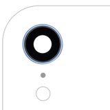 Replacement Back Camera Lens With Bracket & Bezel Compatible with Apple iPhone XR (Blue) (10 Pack) (Real Sapphire l Premium)