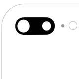 Replacement Back Camera Lens (Glass Only) With Adhesive Compatible with Apple iPhone 7 Plus / 8 Plus (All Colors) (10 Pack) (Real Sapphire l Premium)