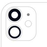 Replacement Back Camera Lens (Glass Only) With Adhesive Compatible with Apple iPhone 11 (2 Piece Set) (10 Pack) (Aftermarket Plus)
