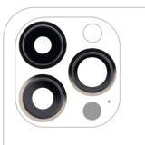 Replacement Back Camera Lens With Bracket & Bezel Compatible with Apple iPhone 13 Pro / 13 Pro Max (Gold) (Real Sapphire / Premium)