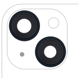 Replacement Back Camera Lens With Bracket & Bezel Compatible with Apple iPhone 13 / 13 Mini ( 2 Piece) (Real Sapphire / Premium) (Midnight)