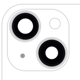Replacement Back Camera Lens With Bracket & Bezel Compatible with Apple iPhone 13 / 13 Mini ( 2 Piece) (Real Sapphire / Premium) (Starlight)