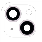 Replacement Back Camera Lens With Bracket & Bezel Compatible with Apple iPhone 13 / 13 Mini ( 2 Piece) (Real Sapphire / Premium) (Pink)