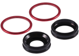 Replacement Back Camera Lens With Bracket & Bezel Compatible with Apple iPhone 11 ( 2 Piece) (Real Sapphire / Premium) (Red)