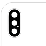 Replacement Back Camera Lens (Glass Only) With Adhesive Compatible with Apple iPhone XS / XS Max (All Colors) (10 Pack) (Aftermarket Plus)