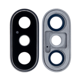 Replacement Back Camera Lens With Bracket & Bezel Compatible with Apple iPhone XS / XS Max (Space Gray) (Real Sapphire l Premium)