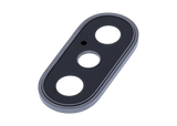 Replacement Back Camera Lens With Bracket & Bezel Compatible with Apple iPhone XS / XS Max (Space Gray) (Real Sapphire l Premium)