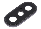 Replacement Back Camera Lens With Bracket & Bezel Compatible with Apple iPhone X (Space Gray)