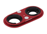 Replacement Back Camera Lens With Bracket & Bezel Compatible with Apple iPhone 8 Plus (Red) (10 Pack) (Real Sapphire l Premium)