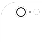 Replacement Back Camera Lens (Glass Only) With Adhesive Compatible with Apple iPhone 6 / 6S (All Colors) (10 Pack) (Real Sapphire l Premium)