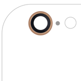 Replacement Back Camera Lens Compatible with Apple iPhone 6 / 6S (Gold) (10 Pack)
