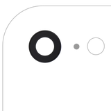 Replacement Back Camera Lens With Bracket & Bezel Compatible with Apple iPhone 7 (10 Pack) (Real Sapphire l Premium)