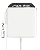 Replacement 85W MagSafe 1 Power Adapter With Cable (L-Style) Compatible with Apple MacBook (OEM Grade A/B) (Bulk Packaging)