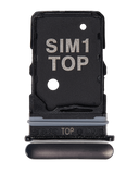 Replacement Dual Sim Card Tray Compatible with Samsung Galaxy A80 (A805 / 2019) (Phantom Black)