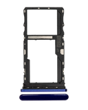 Replacement Sim Card Tray Compatible with Motorola Moto G9 Play (XT2083 / 2020) (Sapphire Blue)