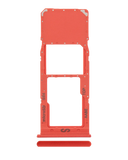 Replacement Single Sim Card Tray Compatible with Samsung Galaxy A02 (A022 / 2020) (Red)