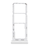 Replacement Dual Sim Card Tray Compatible with Samsung Galaxy A13 (A135 / 2022) (White)