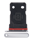 Replacement Single Sim Card Tray Compatible with OnePlus 7T (Frosted Silver)