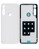 Replacement Back cover Glass Compatible with Motorola Moto G Fast (XT2045-3 / 2020) (Pearl White)
