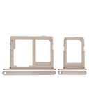 Replacement Sim Card Tray Compatible with Samsung Galaxy A6 (A600 / 2018) / A6 Plus (A605 / 2018) (Gold)