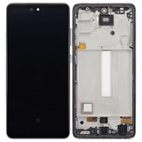 Replacement OLED Assembly With Frame Compatible with Samsung Galaxy A52 4G (A525 / 2021) / A52 5G (A526 / 2021) / A52S 5G (A528 / 2021) (6.36") (Aftermarket Plus) (Awesome Black)